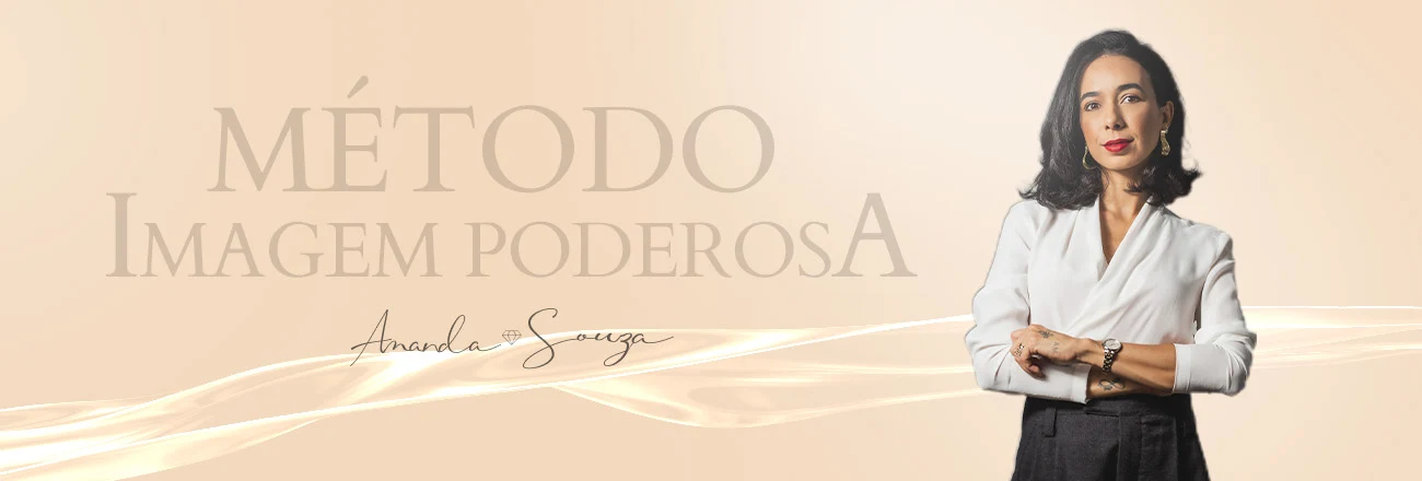Banner Principal de AMANDA Mentora de Imagem Apresentando o Método - Posicionamento de Imagem Posicionamento digital