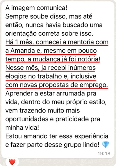 Dra Dayana – cliente e depoimento de consultoria de imagem Amanda Souza