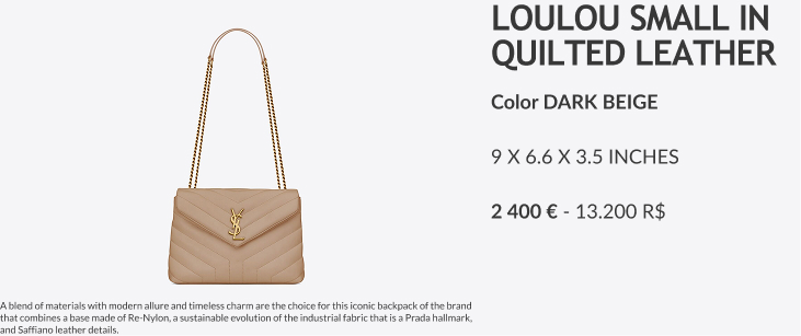 Bolsa de Luxo Sunset